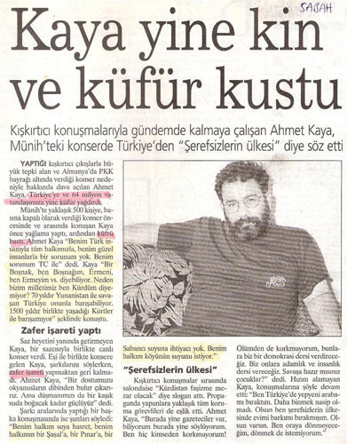 Ahmet Kaya'nın hayatını karartan manşetler - Resim: 3