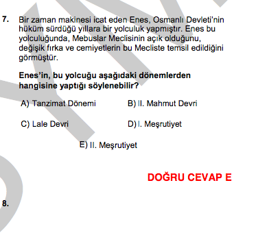 YGS 2014 Sosyal Bilgiler soruları ve cevapları ÖSYM açıklama - Resim: 2