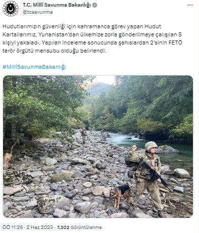 MSB duyurdu! Yunanistan sınırında 5 kişi yakalandı - Resim: 0