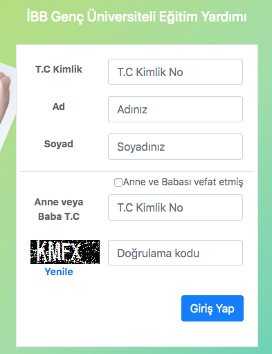 İBB burs alma başvurusu yapma şartlar ne başvuru formu - Resim: 0