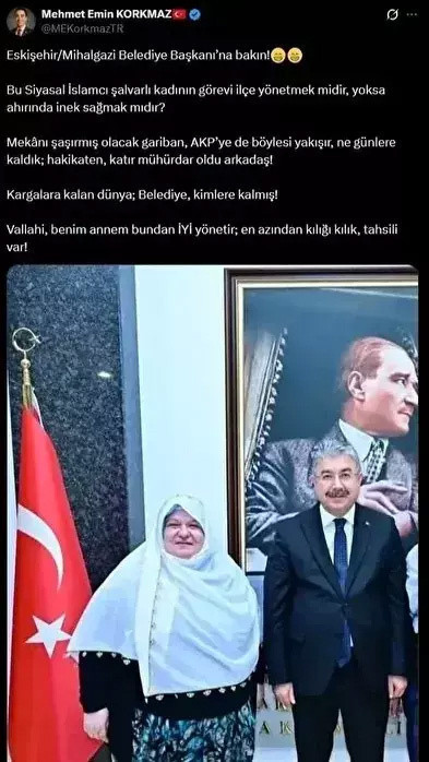 AK Partili başkana kıyafeti üzerinden rezil sözler etmişti! İYİ Parti o ismi partiden attı - Resim: 3