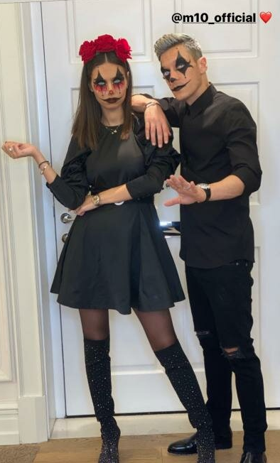 Mesut Özil ve Amine Gülşe çiftinin Cadılar Bayramı konsepti olay oldu - Resim: 2