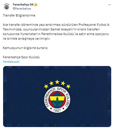 Fenerbahçe'de ayrılık: Samet Akaydin, Fatih Terim'in öğrencisi oldu - Resim: 0