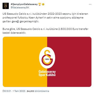 Galatasaray, Kaan Ayhan'ın bonservisini satın aldı! İşte Sassuolo'ya ödenen rakam... - Resim: 0
