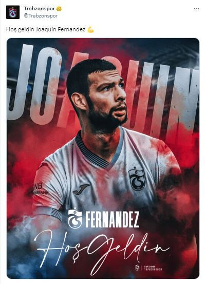 Trabzonspor, transferi resmen açıkladı! İşte Joaquin Fernandez'in kazanacağı ücret - Resim: 0