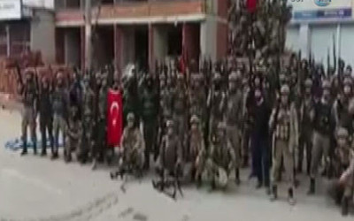 Cizre'yi komando marşıyla inlettiler