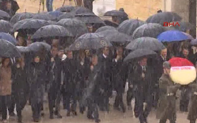Anıtkabir'de kar altında devlet töreni böylesi görülmedi!