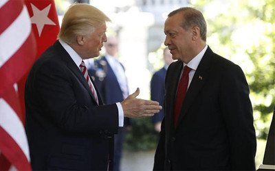 ABD Başkanı Trump, Cumhurbaşkanı Erdoğan'ı böyle karşıladı