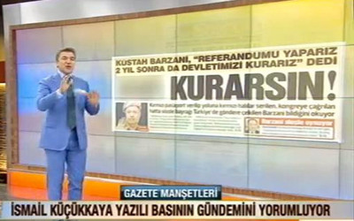 İsmail Küçükkaya Sözcü'nün manşetini sansürledi