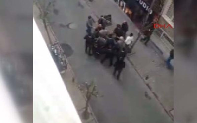 Şişli'de kavga: Ortalık savaş alanına döndü