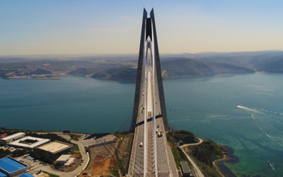 Kuzey Marmara Otoyolu inşaatının son durumu havadan görüntülendi