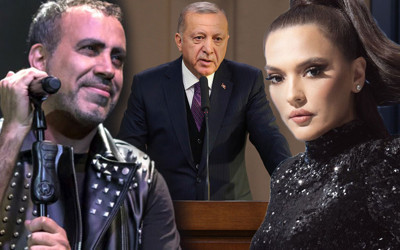 Cumhurbaşkanı Erdoğan'ı ziyaret eden Demet Akalın'ı Haluk Levent paylaşımı kızdırdı