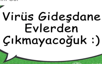 Suluova Belediyesinden ‘evde kal’ çağrısı: “Virüs gideşdane evlerden çıkmayacoğuk”