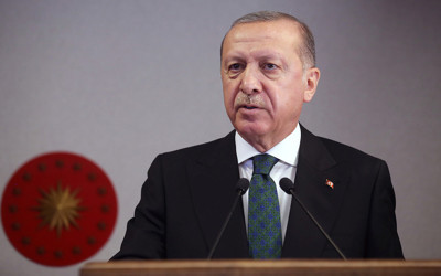 Cumhurbaşkanı Erdoğan'dan şehit ailesine başsağlığı mesajı