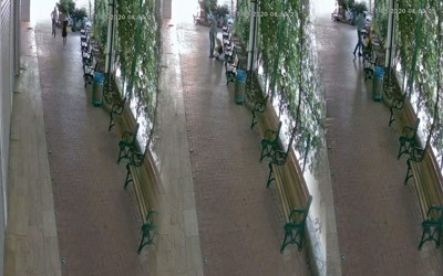 Dehşet anları kamerada! Banka müdürü çığlık çığlığa yardım istedi