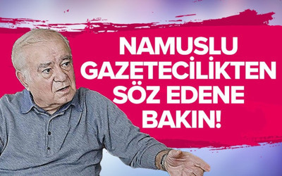 Namuslu gazetecilikten bahsedene bakın hele!