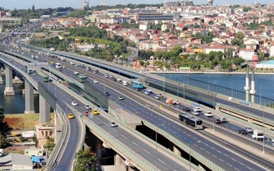 Haliç Köprüsü'nde yol çalışması başladı