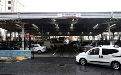 Bağcılar Belediyesi dolu tehlikesine karşı kapalı pazarları otoparka çevirdi