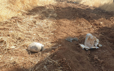 Şanlıurfa'da toprağa gömülü halde 8 kilogram patlayıcı bulundu