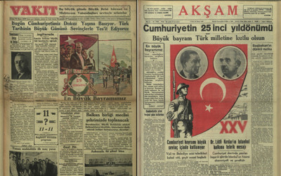 29 Ekim Cumhuriyet Bayramı manşetleri arşivden çıktı ilk kez göreceksiniz