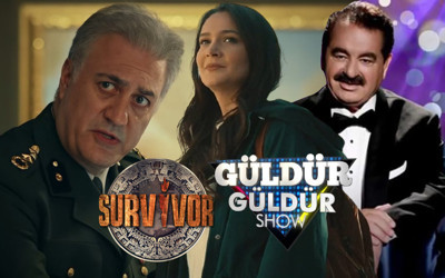 Savaşçı Gönül Dağı Survivor Güldür Güldür İbo Show'a reyting şoku! Zirve bakın kimin