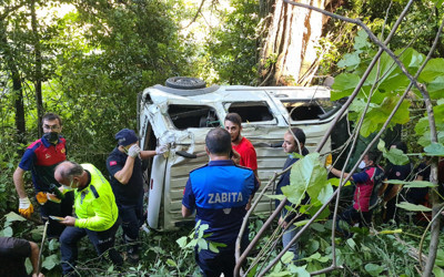 Zonguldak'ta 150 metreden uçuruma uçtu! Ormanda yaralı aradılar