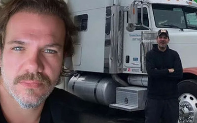 ABD'de filo kuracağım diyen Tolga Karel'in TIR'ı cayır cayır yandı