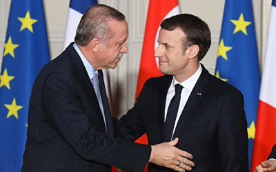 Cumhurbaşkanı Erdoğan, Fransa Cumhurbaşkanı Macron ile görüştü
