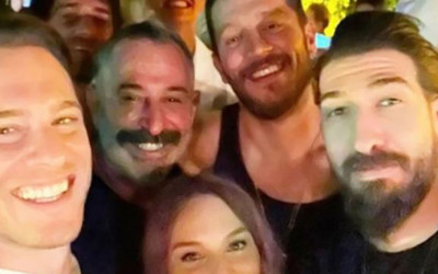 Serenay Sarıkaya'nın eski aşkları Cem Yılmaz ve Kerem Bürsin kanka çıktı!