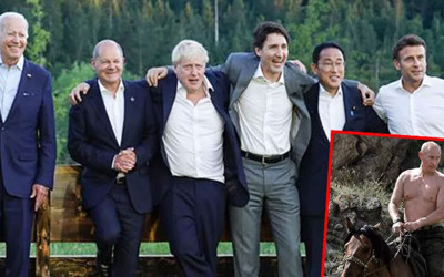 G7 zirvesine damgasını vurdu! Putin ile resmen dalga geçtiler!