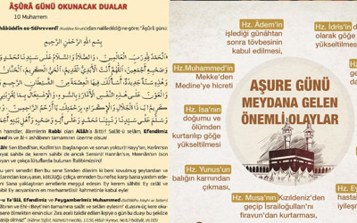 Aşure yaparken tencerenin başında okunacak aşure duası hangisi