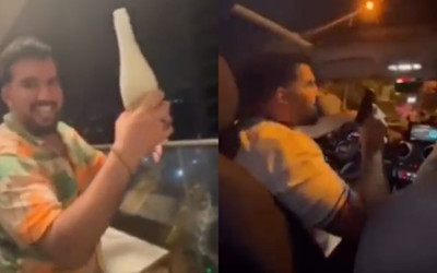 İstanbul'da balkonda şampanya patlatıp şişeyi yola fırlattı, silahla ateş açtı! O İranlı sınır dışı ediliyor