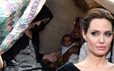Angelina Jolie'den dikkat çeken ziyaret! Ülkelere 'daha fazla yardım' çağrısı yaptı