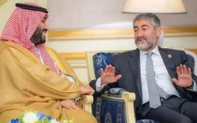 Veliaht Prens Muhammed bin Selman ile Bakan Nebati görüştü