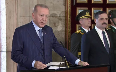 Cumhuriyet'in 99. yılı kutlanıyor! Devlet erkanı Anıtkabir'e çıktı 'TOGG'la taçlandırıyoruz'
