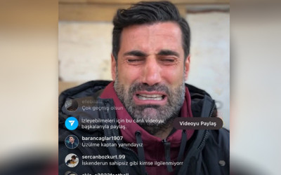 Volkan Demirel ağlayarak yardım istedi! Ne kadar imkan varsa gönderin, Allah rızası için...