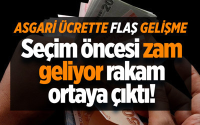 Asgari ücrette flaş gelişme! Seçim öncesi yüzleri güldürecek zam geliyor: Konuşulan rakam ortaya çıktı!