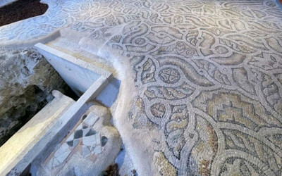 Zeytinburnu'nda yapılan Kazlıçeşme Mozaik Müzesi'nde sona gelindi