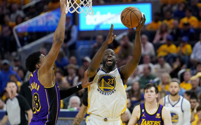 NBA'de Golden State, Lakers'ı yenerek seride eşitliği sağladı