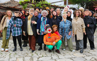 Safranbolu'da canlı kukla performansı sergilendi