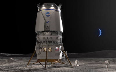 NASA Ay yüzeyine inişini Blue Origin ile gerçekleştirecek