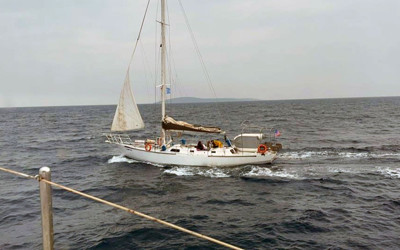 Bodrum'da bir yelkenli teknede 71 düzensiz göçmen yakalandı