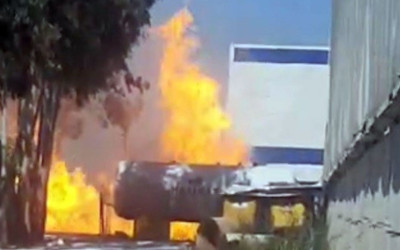Mersin Tarsus'ta alçı fabrikasında LPG tankı patladı!