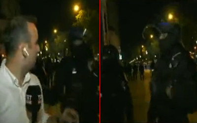 Fransa polisinden Türkçe 'kenarı çekilin' uyarısı! Sosyal medyada gündem olmuştu: Bakın o polis nereli çıktı!