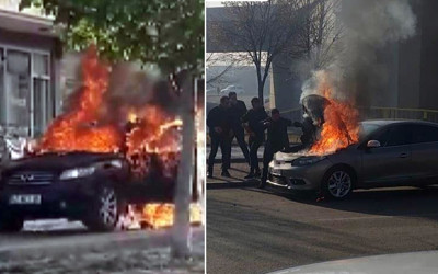 Uzmanlardan aşırı sıcak havalarda araç yangınlarına karşı uyarı!