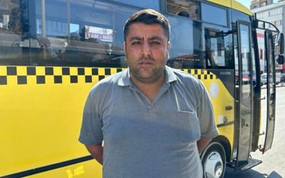 Gaziantep'te kahraman otobüs şoförü yolcunun hayatını kurtardı!
