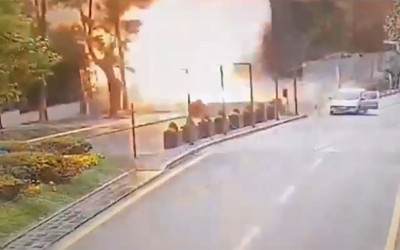 Ankara'daki bombalı saldırı girişimi ve patlama anı kamerada! Terörist böyle öldürüldü