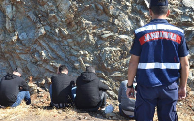 Fethiye’de 68 düzensiz göçmen ve 2 organizatör yakalandı!