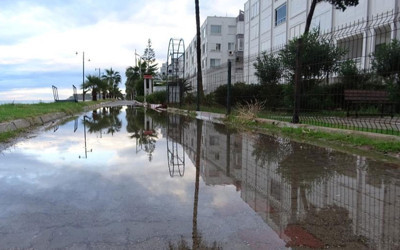 Mersin'de sağanak yağış sabaha kadar etkili oldu