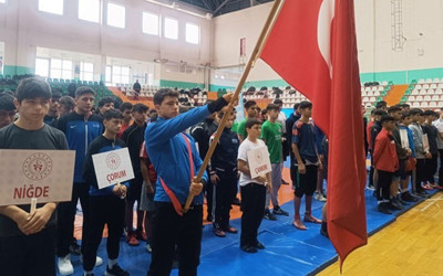 25 ilden 300 güreşçi Kırşehir'de yarışıyor!
